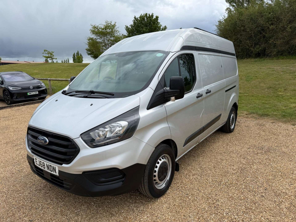Ford Transit Custom 320 Ecoblue L2 H2 Euro 6 EJ68NDN Silver #3