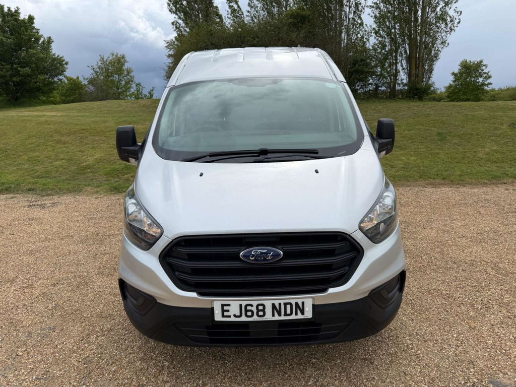 Ford Transit Custom 320 Ecoblue L2 H2 Euro 6 EJ68NDN Silver #2