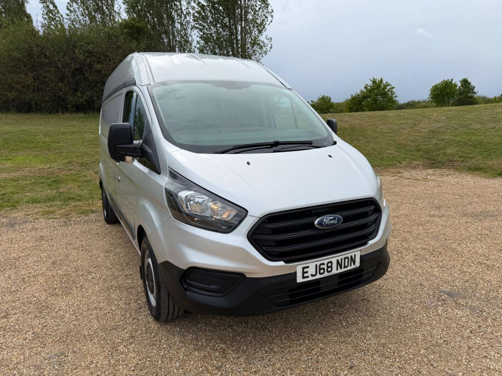 Ford Transit Custom 320 Ecoblue L2 H2 Euro 6 EJ68NDN Silver