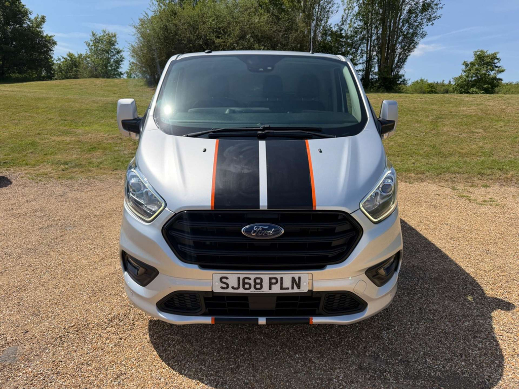 Ford Transit Custom 310 Ecoblue Sport L2 H1 Euro 6 SJ68PLN Silver #2