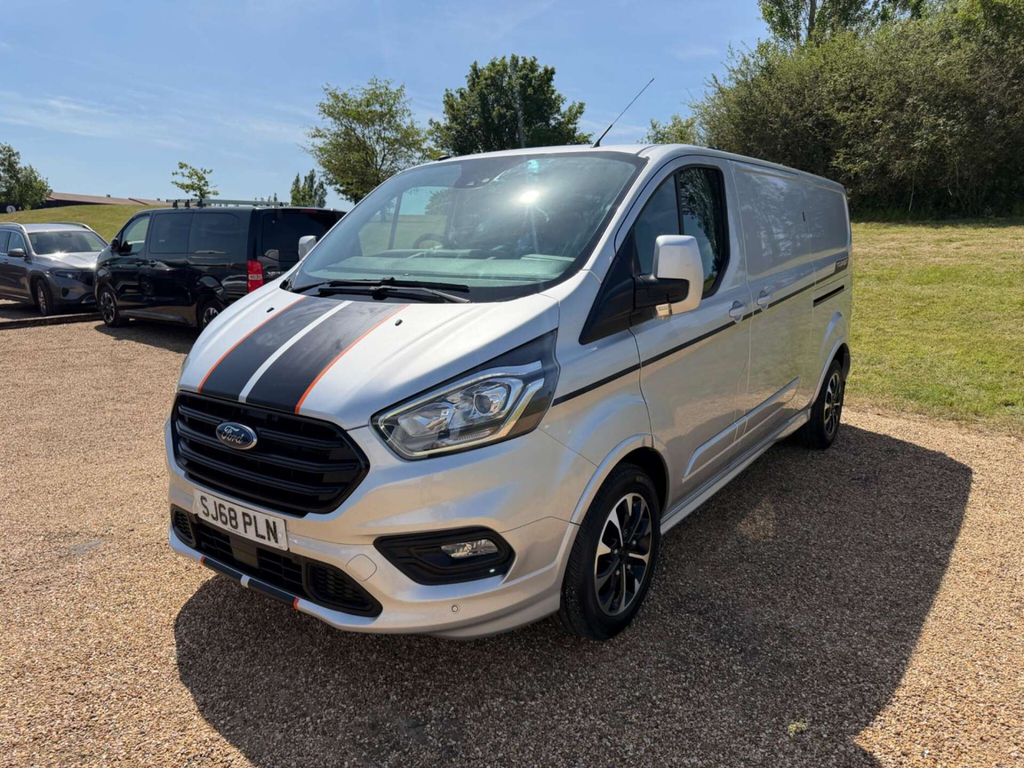 Ford Transit Custom 310 Ecoblue Sport L2 H1 Euro 6 SJ68PLN Silver #3