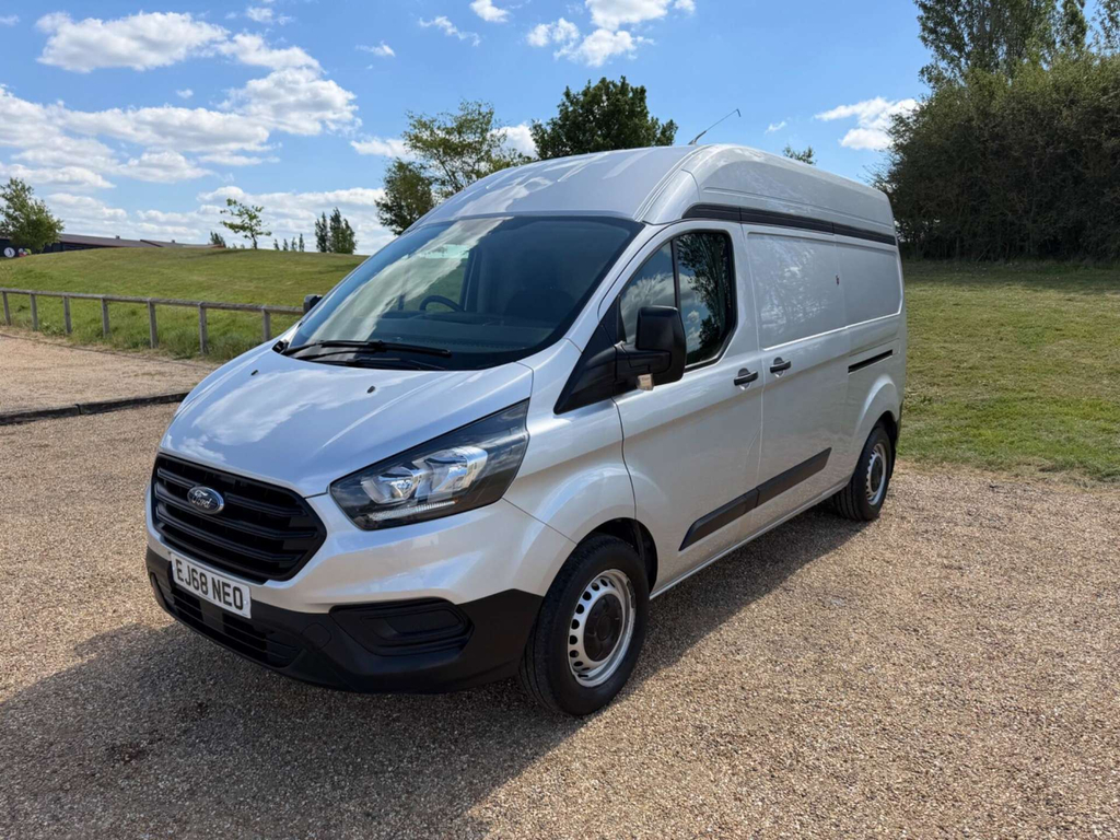Ford Transit Custom 320 Ecoblue L2 H2 Euro 6 EJ68NEO Silver #3