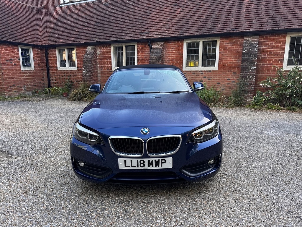 BMW 2 Series 1.5 218I Se Convertible Euro 6 Blue #3