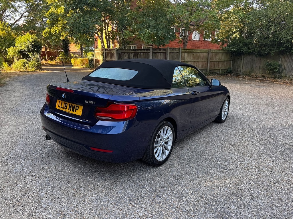 BMW 2 Series 1.5 218I Se Convertible Euro 6 Blue #6