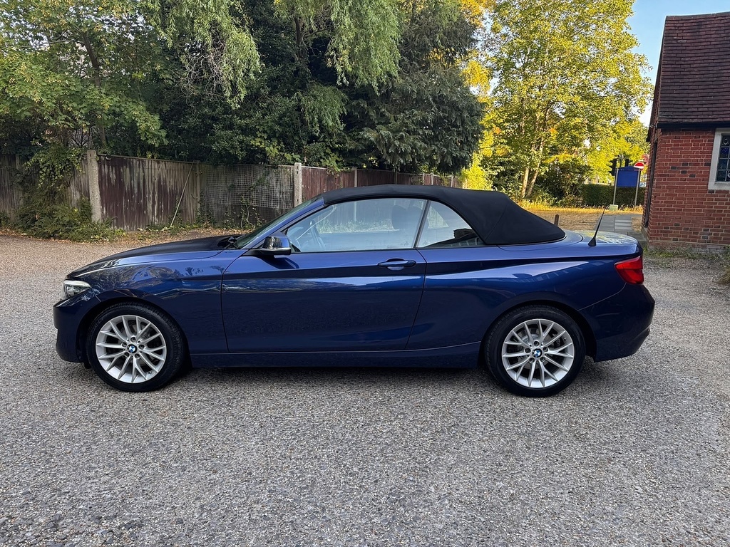 BMW 2 Series 1.5 218I Se Convertible Euro 6 Blue #4