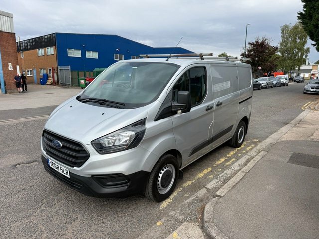 Ford Transit Custom 2019 2.0 300 Ecoblue Panel Van L YO68HLR Silver #4