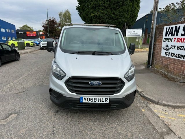 Ford Transit Custom 2019 2.0 300 Ecoblue Panel Van L YO68HLR Silver #3