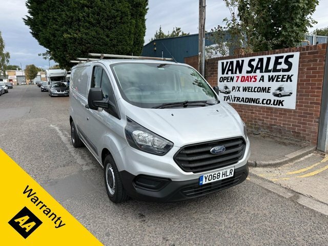 Ford Transit Custom 2019 2.0 300 Ecoblue Panel Van L YO68HLR Silver #2
