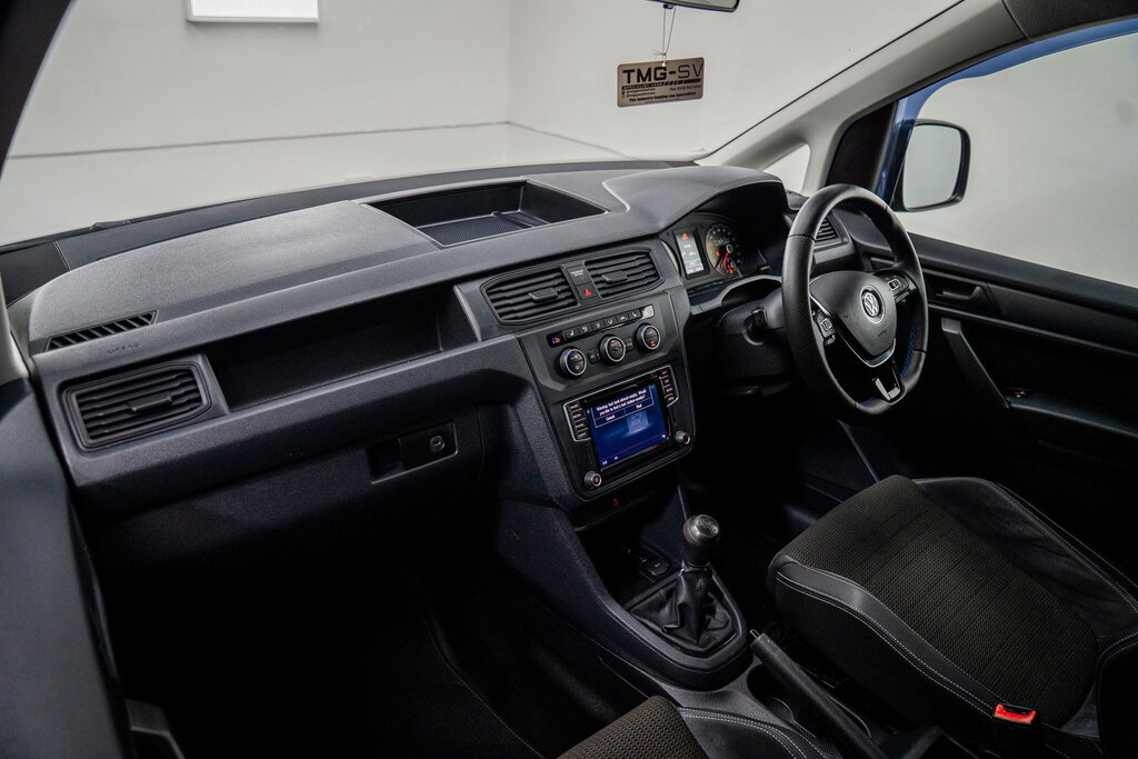 Volkswagen Caddy Panel Van White #9
