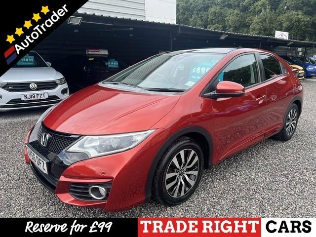 Honda Civic 1.6 I-dtec Sr Hatchback Euro 5 Red