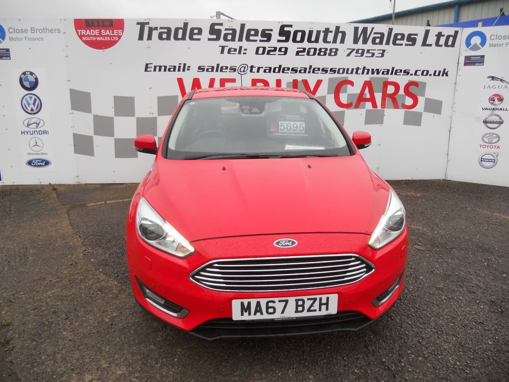 Ford Focus 1.0 Ecoboost 125 Titanium X MA67BZH Red #2