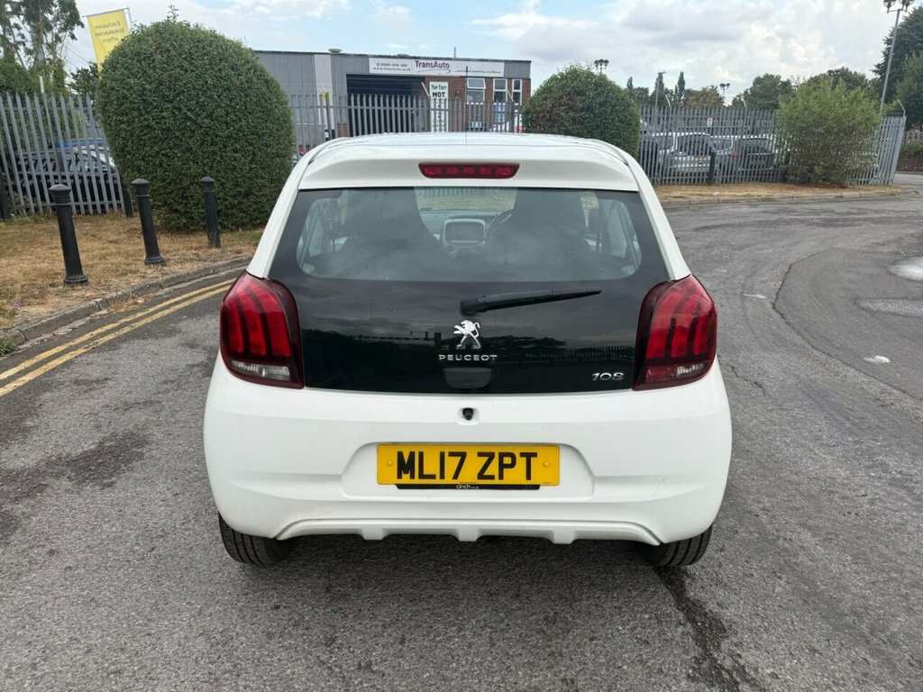 Peugeot 108 1L Active ML17ZPT White #2