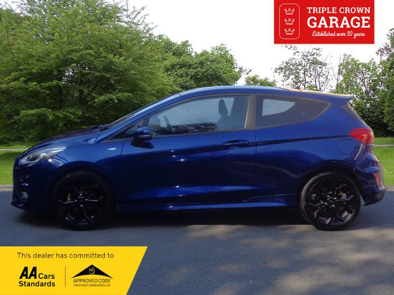 Ford Fiesta St-line KW18UVG Blue #3