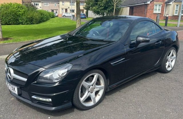Mercedes-Benz SLK Slk300 Amg Sport Convertible KV16TXK Black #5