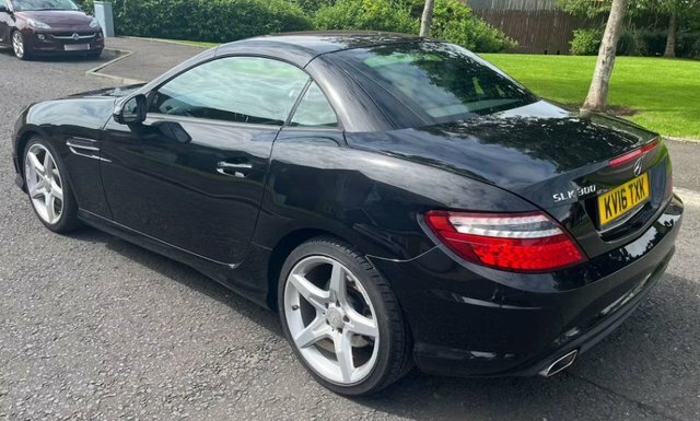 Mercedes-Benz SLK Slk300 Amg Sport Convertible KV16TXK Black #4