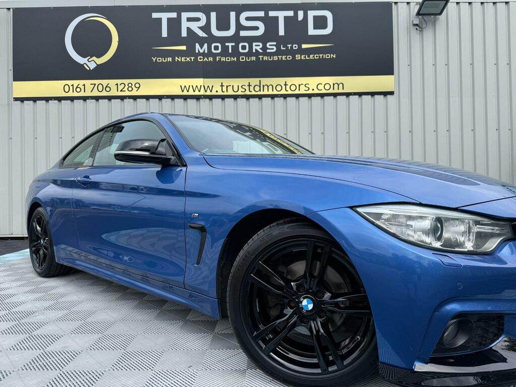 BMW 4 Series 2.0 420I M Sport Euro 6 Ss Blue #3