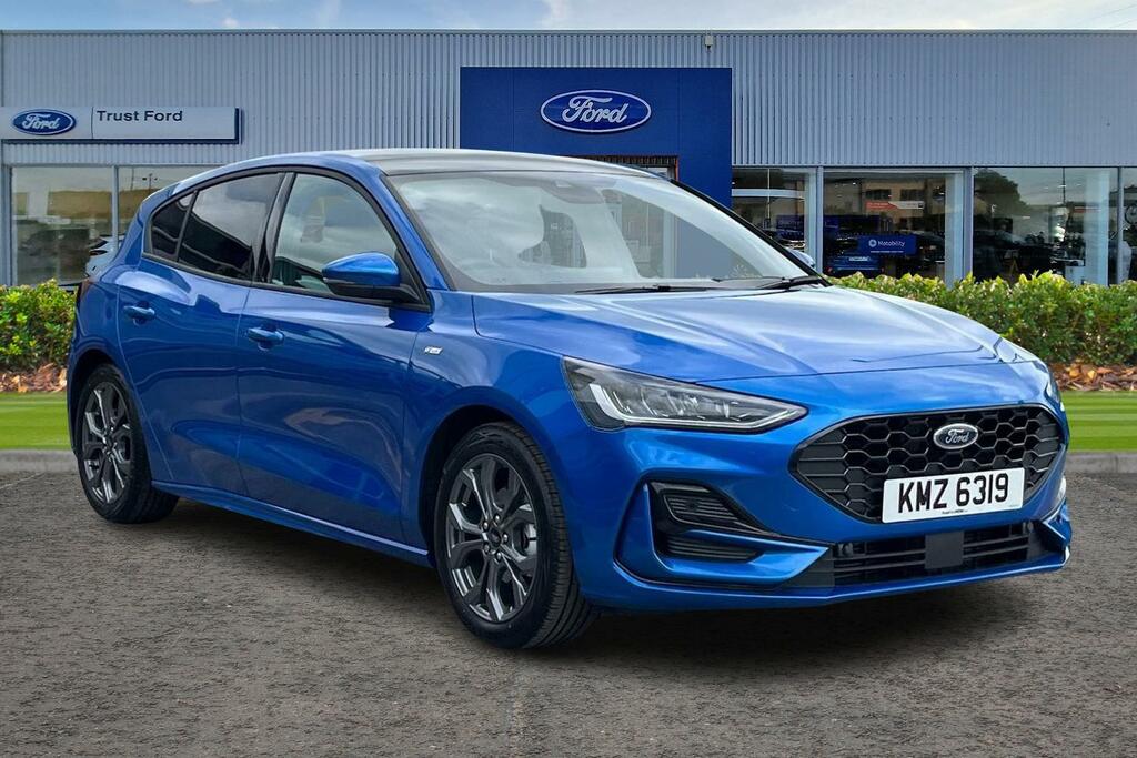 Ford Focus 1.0 Ecoboost Hybrid Mhev St-line Front Rea Blue