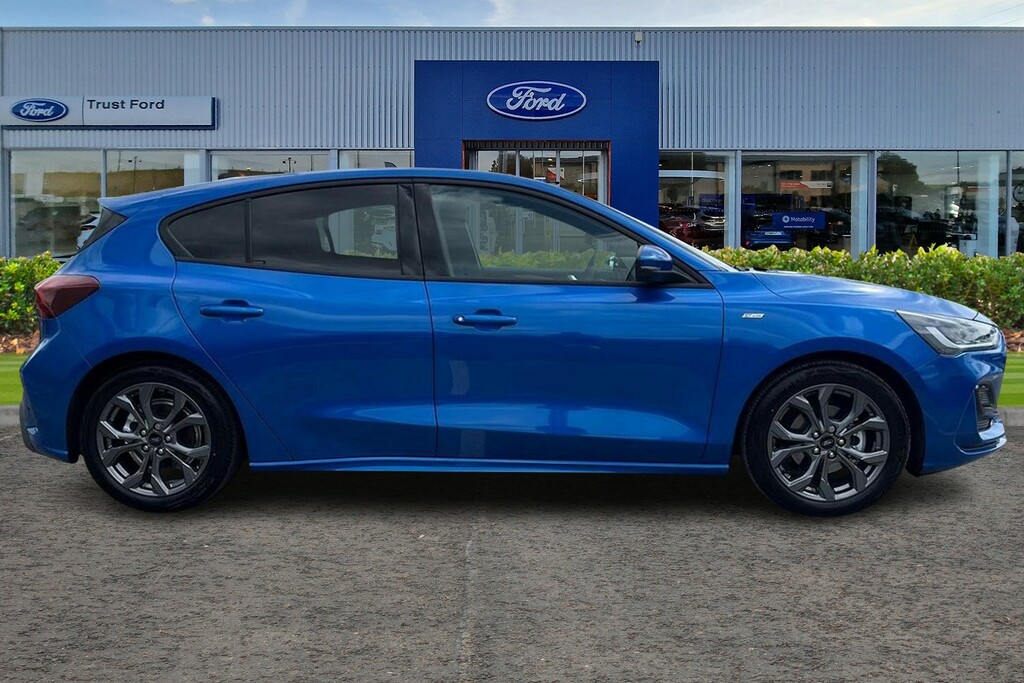 Ford Focus 1.0 Ecoboost Hybrid Mhev St-line Front Rea Blue #3