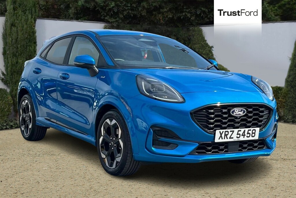Ford Puma 1.0 Ecoboost Hybrid Mhev St-line X Apple Car Blue
