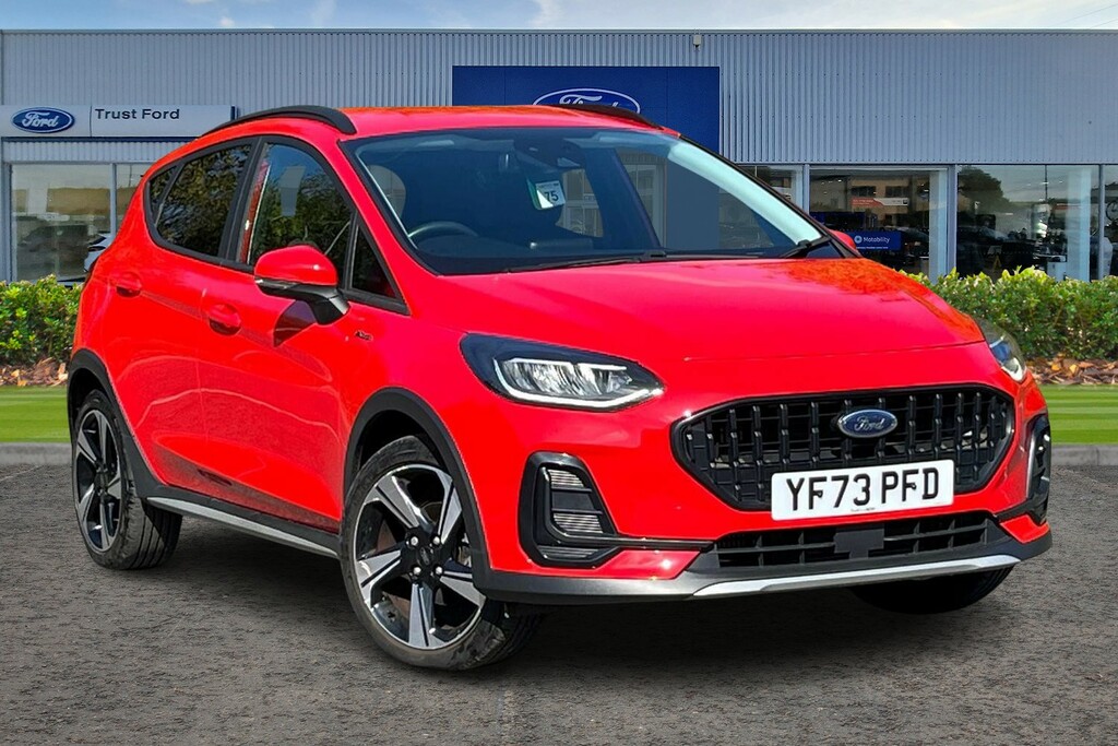Ford Fiesta 1.0T Ecoboost Active Hatchback E YF73PFD Red