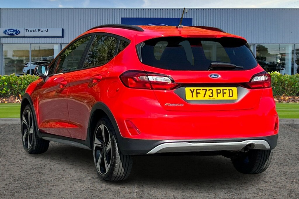 Ford Fiesta 1.0T Ecoboost Active Hatchback E YF73PFD Red #2