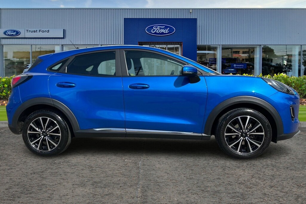 Ford Puma 1.0 Ecoboost Hybrid Mhev Titanium Dct KE72CZV Blue #3
