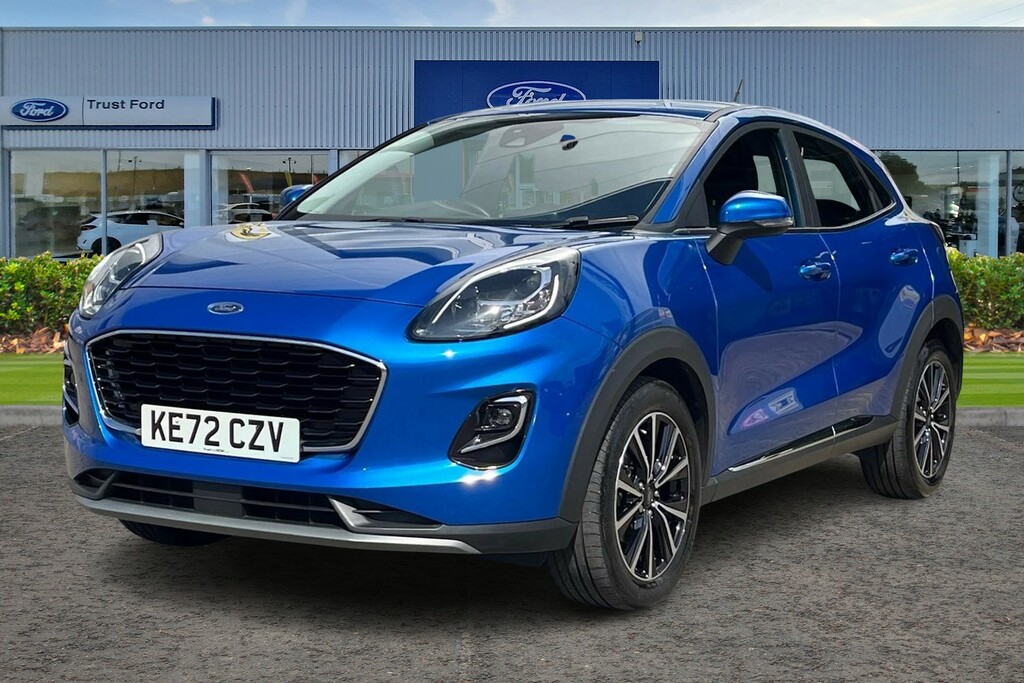 Ford Puma 1.0 Ecoboost Hybrid Mhev Titanium Dct KE72CZV Blue #5