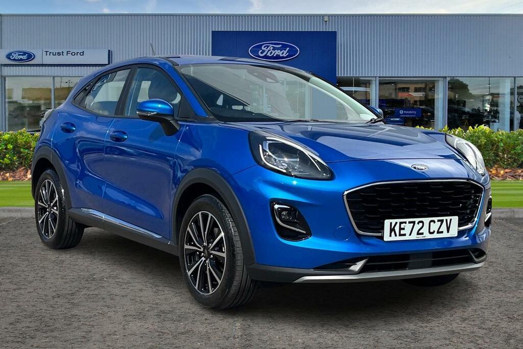 Ford Puma 1.0 Ecoboost Hybrid Mhev Titanium Dct Blue