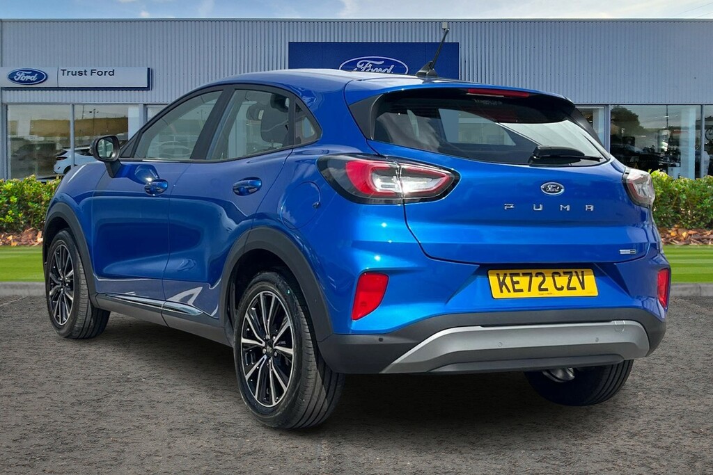 Ford Puma 1.0 Ecoboost Hybrid Mhev Titanium Dct KE72CZV Blue #2