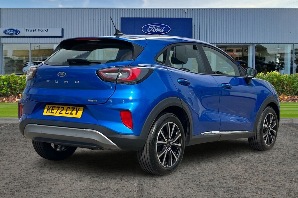 Ford Puma 1.0 Ecoboost Hybrid Mhev Titanium Dct KE72CZV Blue #4