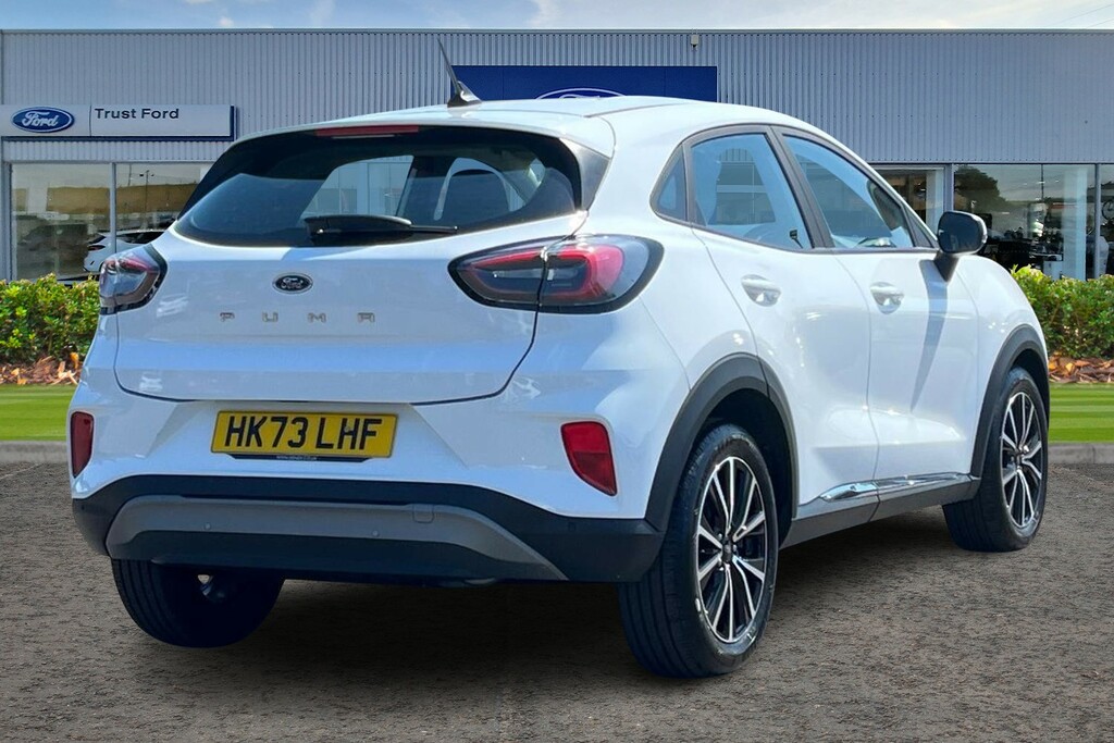 Ford Puma 1.0 Ecoboost Hybrid Mhev Titanium HK73LHF White #4