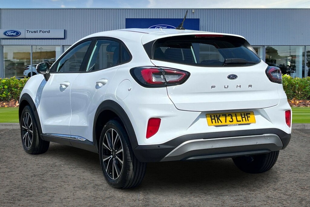 Ford Puma 1.0 Ecoboost Hybrid Mhev Titanium HK73LHF White #2