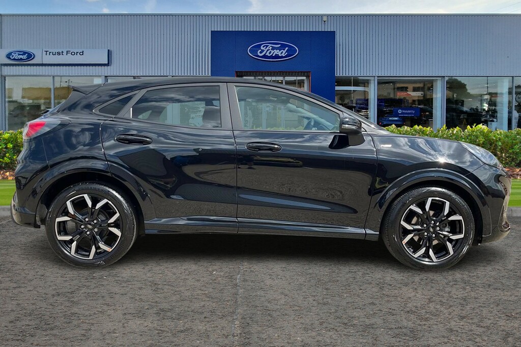 Ford Puma 1.0T Ecoboost Mhev St-line X Suv Hybrid LF73KMV Black #3