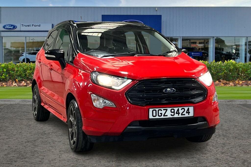 Ford Ecosport 1.0 Ecoboost 125 St-line 5Dr- Parking Sensors Ca Red