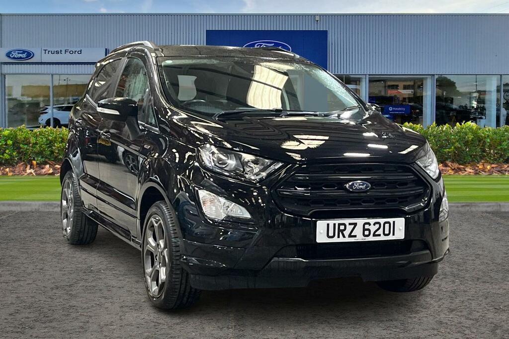 Ford Ecosport 1.0 Ecoboost 125 St-line X Pack 5Dr- Parking Sen Black