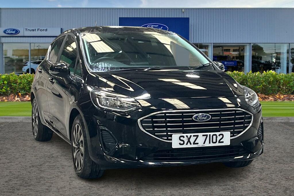 Ford Fiesta 1.0 Ecoboost Hybrid Mhev 125 Titanium 5Dr- Parking Black