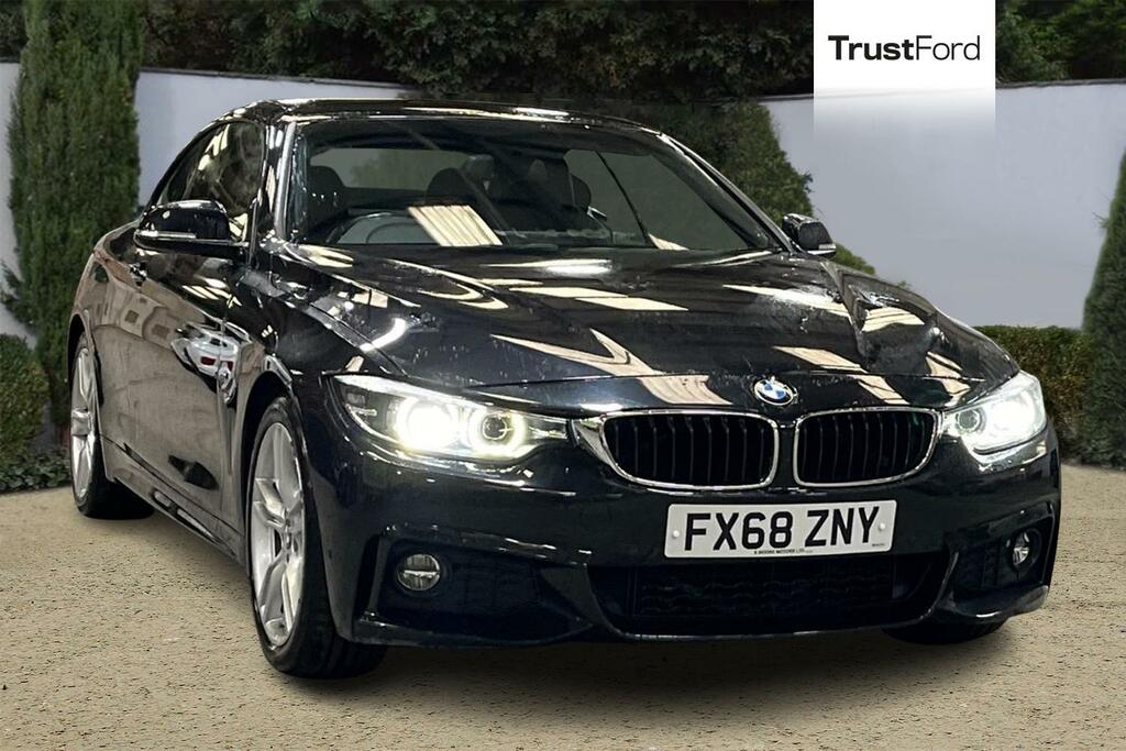 BMW 4 Series 420I M Sport Professional Media- Conver Black