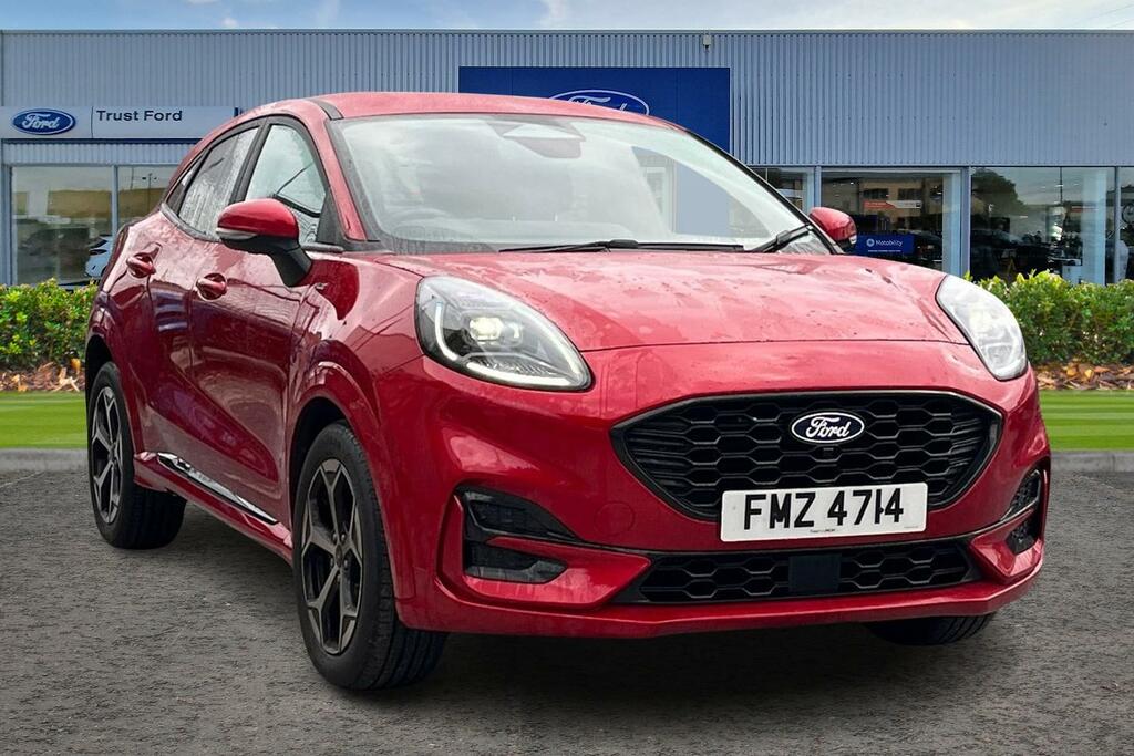 Ford Puma 1.0 Ecoboost Hybrid Mhev St-line 5Dr- Parking Sens Red