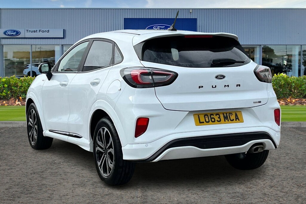 Ford Puma 1.0 Ecoboost Hybrid Mhev St-line 5Dr- Parking Sens LO63MCA White #2