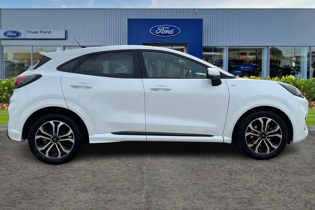 Ford Puma 1.0 Ecoboost Hybrid Mhev St-line 5Dr- Parking Sens LO63MCA White #3