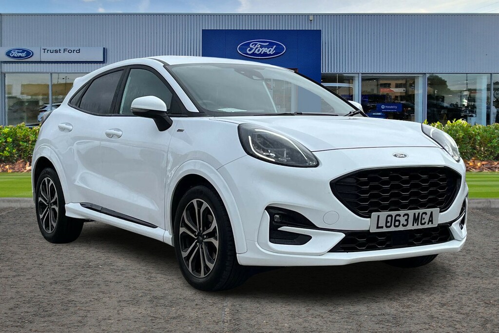 Ford Puma 1.0 Ecoboost Hybrid Mhev St-line 5Dr- Parking Sens White