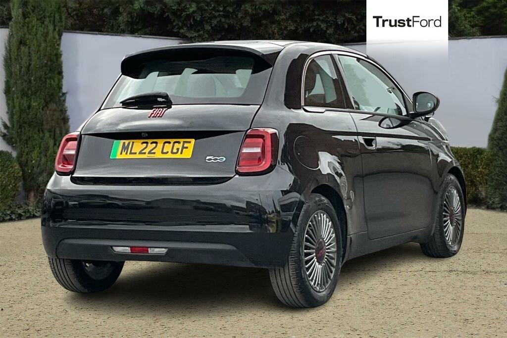 Fiat 500E 24Kwh Red Hatchback 95 Ps Black #4