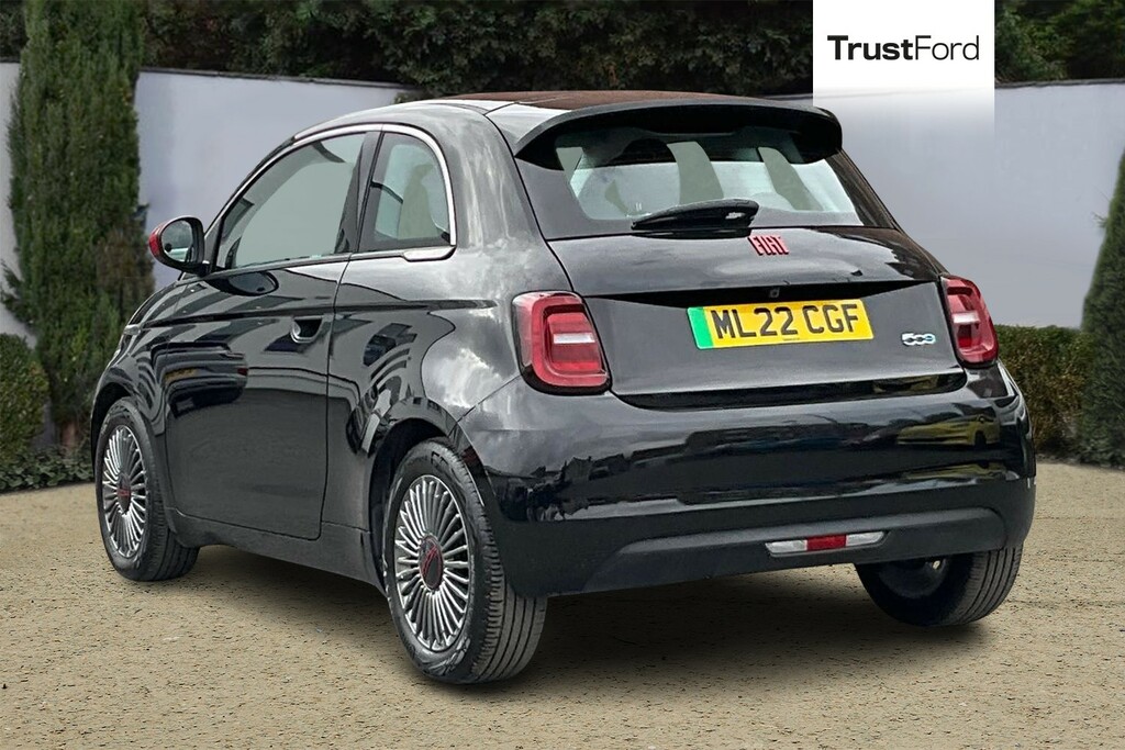 Fiat 500E 24Kwh Red Hatchback 95 Ps Black #2