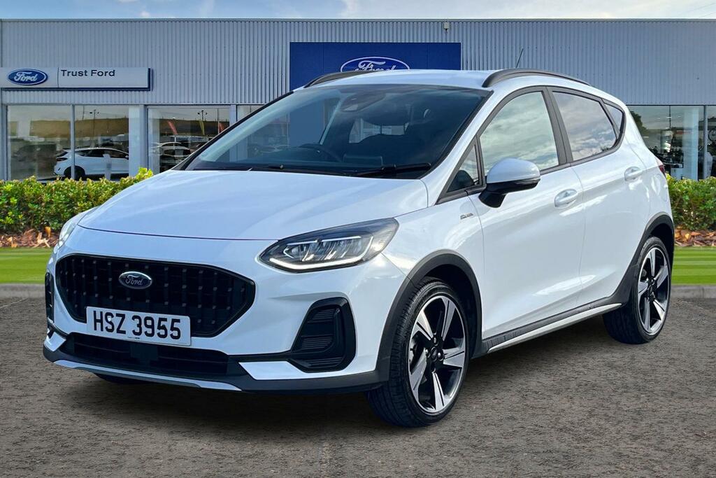 Ford Fiesta 1.0 Ecoboost Hybrid Mhev 125 Active - Rear Par HSZ3955 White #5