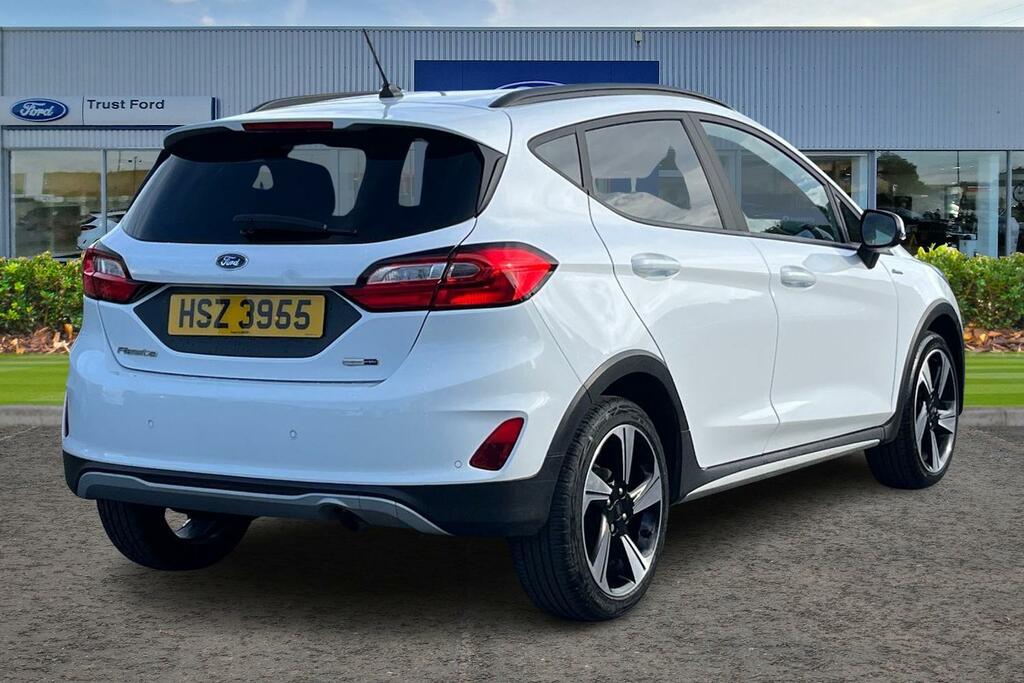 Ford Fiesta 1.0 Ecoboost Hybrid Mhev 125 Active - Rear Par HSZ3955 White #4