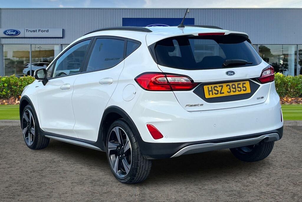Ford Fiesta 1.0 Ecoboost Hybrid Mhev 125 Active - Rear Par HSZ3955 White #2