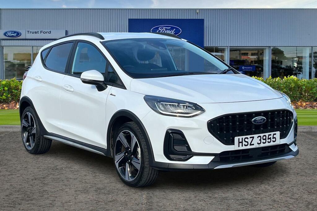 Ford Fiesta 1.0 Ecoboost Hybrid Mhev 125 Active - Rear Par White