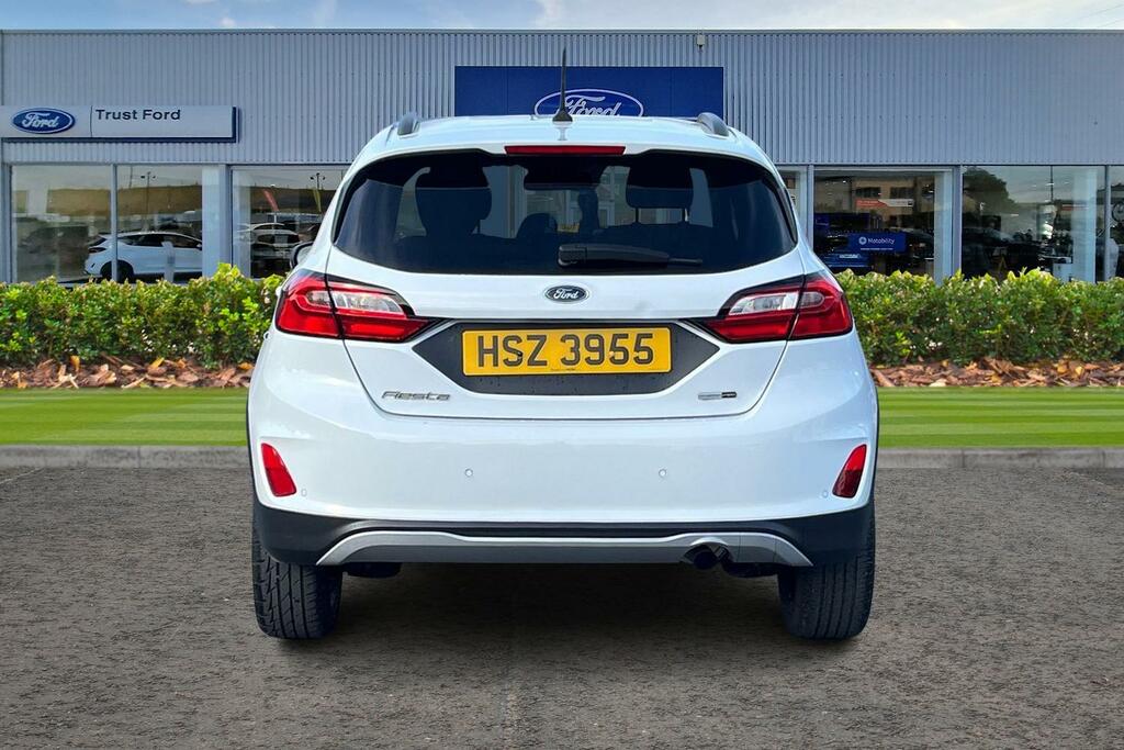 Ford Fiesta 1.0 Ecoboost Hybrid Mhev 125 Active - Rear Par HSZ3955 White #6