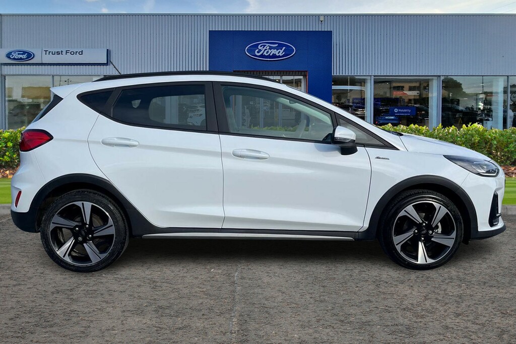 Ford Fiesta 1.0 Ecoboost Hybrid Mhev 125 Active - Rear Par HSZ3955 White #3
