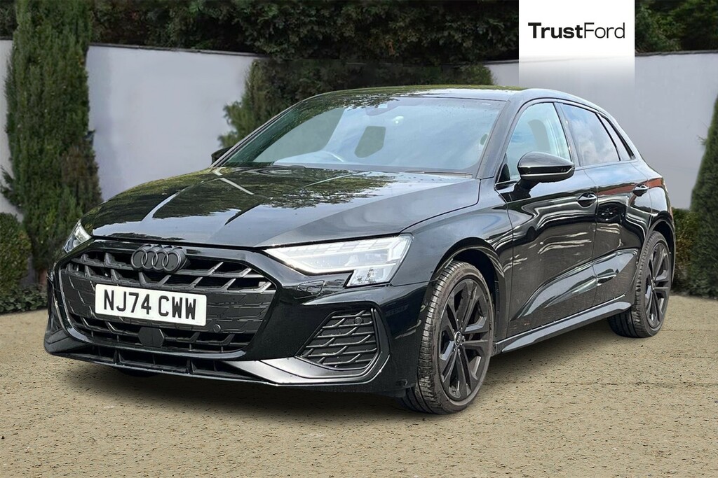 Audi A3 30 Tfsi S Line Self Parking Digital Dash Heate NJ74CWW Black #5